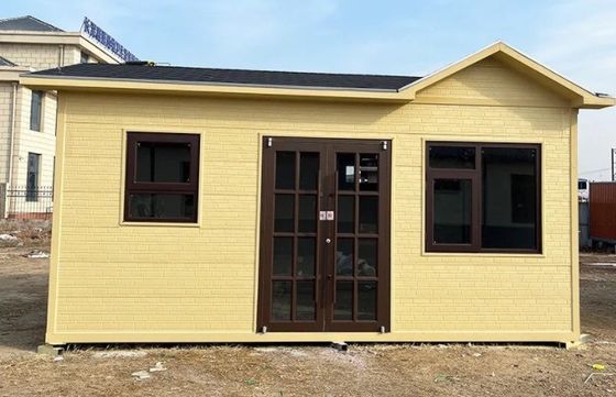 Steel Luxury Container House 20ft 40ft Prefab Modular Homes Expandable