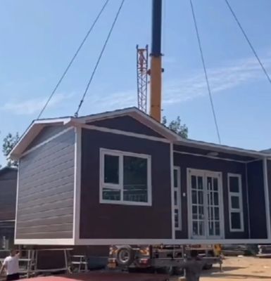 Steel Luxury Container House 20ft 40ft Prefab Modular Homes Expandable