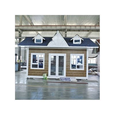 Prefabricated 20Ft Houses Luxury Tiny House With Sturdy 18mm MgO Board Floor