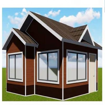 Galvanized Steel Frame Prefab Tiny House On Wheels For Space-Saving Solution