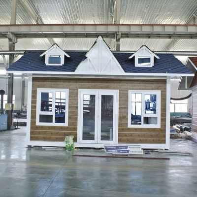 Galvanized Steel Frame Prefab Tiny House On Wheels For Space-Saving Solution