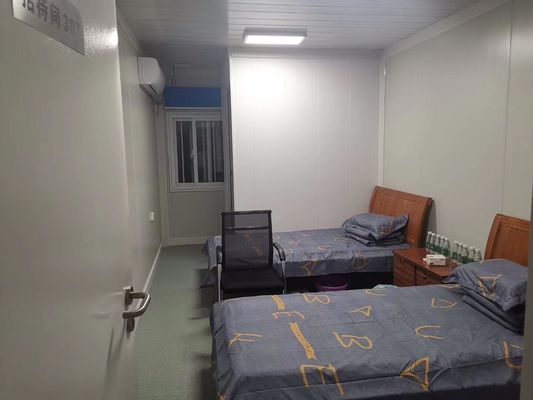 Galvanized Steel Frame Prefabricated Warehouse For Temporary Housing