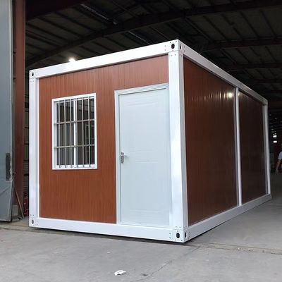 PVC Sliding Window Galvanized Steel Frame Prefab Container Homes