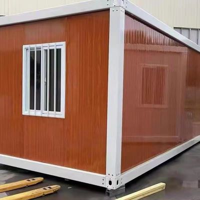 PVC Sliding Window Galvanized Steel Frame Prefab Container Homes
