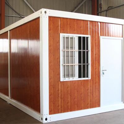 PVC Sliding Window Galvanized Steel Frame Prefab Container Homes
