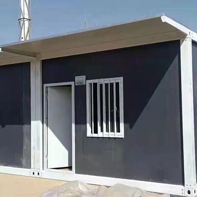 Hotel Prefab Flat Pack Container House With PVC Sliding Window Simplicity Design