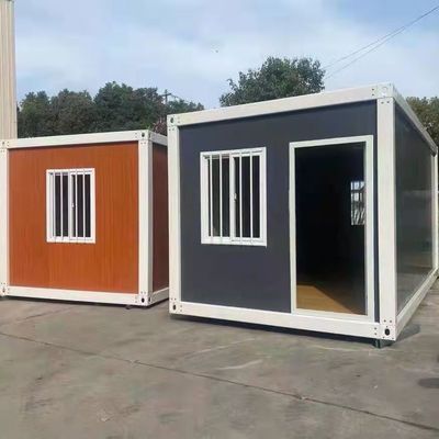 Hotel Prefab Flat Pack Container House With PVC Sliding Window Simplicity Design