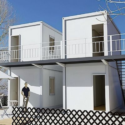 Galvanized Steel Frame Flat Pack Container Modular Office Building 2022 House from Shandong