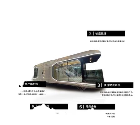 Outdoor Prefab Space Capsule House With Advantage Of Fast Installation