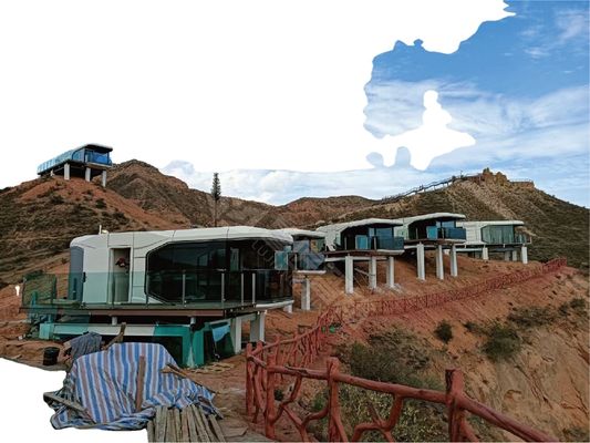 Outdoor Prefab Space Capsule House With Advantage Of Fast Installation