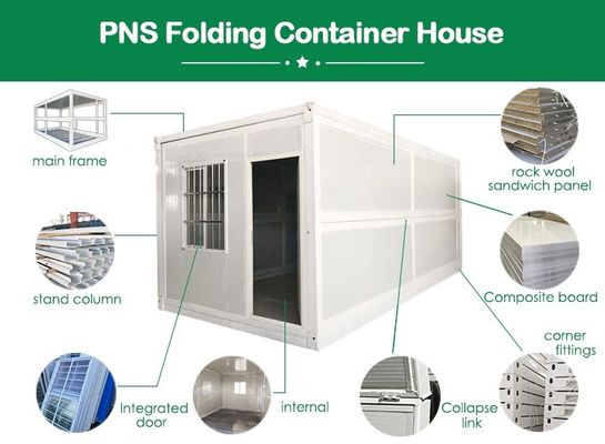 Fast Build Sandwich Panel Prefab Living Container Tiny House for Modern Design Living