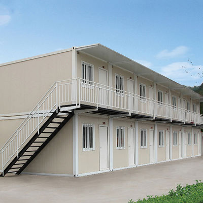Steel Door 2 Storey Prefab Modular 3 4 Bedroom Container House
