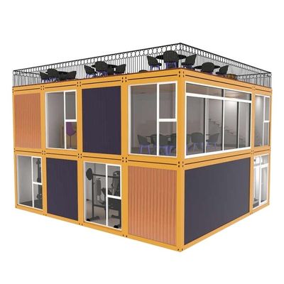 Modern Design Style Outdoor Container House with Steel Structure and EPS Sandwich Panel