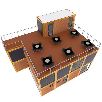 Modern Design Style Outdoor Container House with Steel Structure and EPS Sandwich Panel