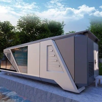 Portable Camping Capsule Villas Maison Prefabriquee Casas Prefabricadas