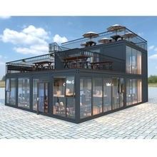 Modern Design Style Outdoor Container House with Steel Structure and EPS Sandwich Panel