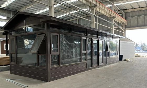 Aluminum Window Portable Container House for Homestay Hotel Garden Bedroom and Fast Build