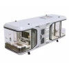 Fully Furnished Luxury Prefabricated Mobile Space Capsule House For 20ft 40ft