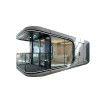Fully Furnished Luxury Prefabricated Mobile Space Capsule House For 20ft 40ft