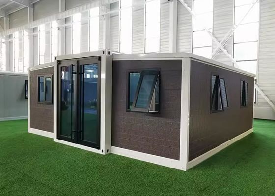 Steel Door Sandwich Panel Modular Container House Foldable Light Steel Structure Frame