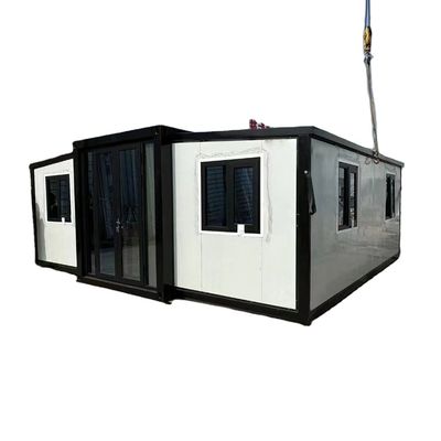 Steel Door Sandwich Panel Modular Container House Foldable Light Steel Structure Frame
