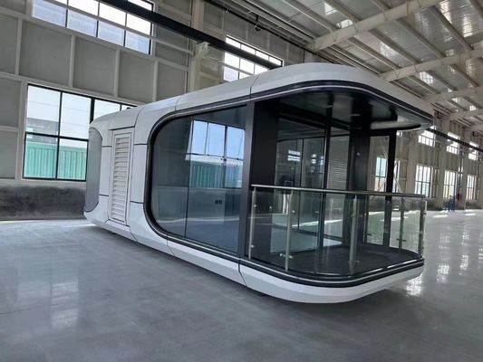 Light Steel Prefab House Portable Prefabricated Luxury Space Capsule Container
