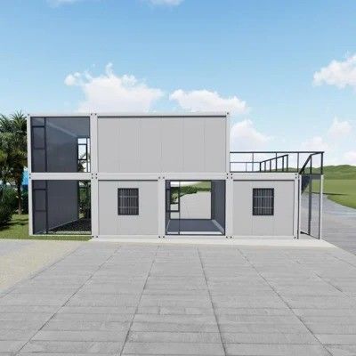 Home Office Technology Container House With Steel Structure Frame Welded