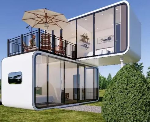 Steel Luxury Container House Customized Size For Multifunctional Apple Warehouse