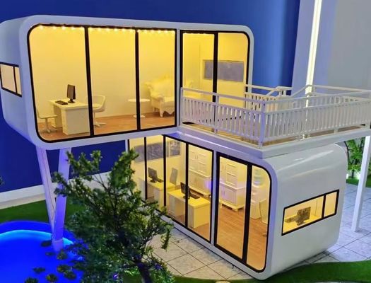 Steel Luxury Container House Customized Size For Multifunctional Apple Warehouse