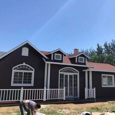 Steel Door Mobile House Modular Home Prefab Container With Glass Curtain Wall