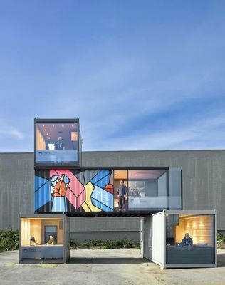 Detachable Prefab Container Office Houses Hotel Garden Living Container House