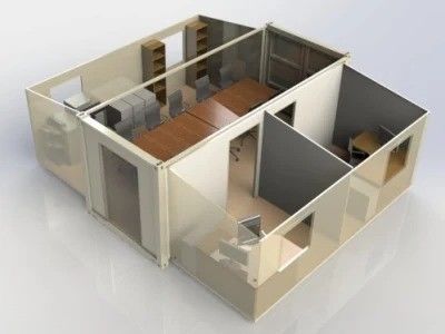 Outdoor Steel Structure Luxury Container House with Movable Folding Pitched Roof