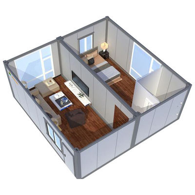 Galvanized Steel Frame REACHTOP Flat Pack Container House 2022 Design Detachable House