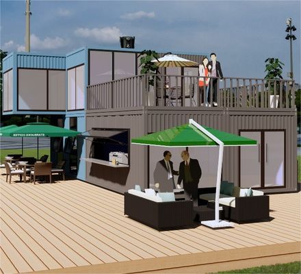 Portable Modified Coffee Shop For Workshop Mobile Living Container House