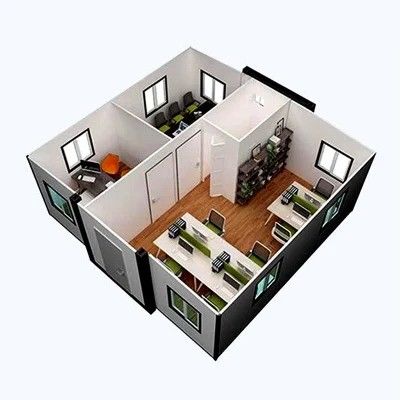 Home Office Prefab Modular Modern Luxury Living Homes Extended Expandable Container House