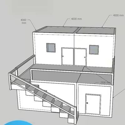 REACHTOP Australia Flat Pack Container Houses in White/Gray/Black etc. for Office