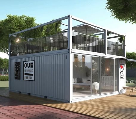 20ft/40ft Galvanized Steel Frame Light Steel Detachable Container Prefabricated House