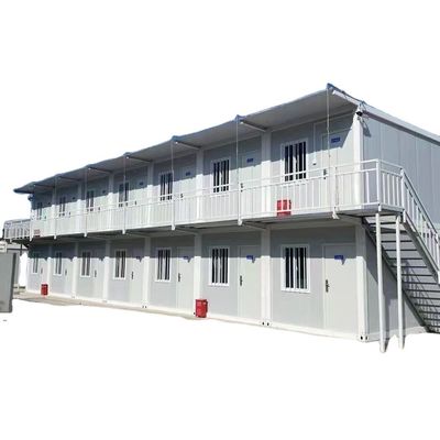 Modern Flat Pack Container House For 2 Stories Prefabricated Homes
