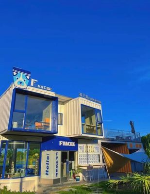 Easy Assemble Prefabricated Detachable Container House with Light Steel Structure Wall