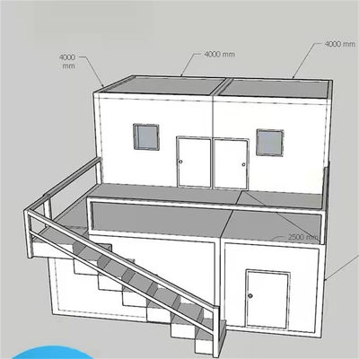 40ft Movable Prefabricated Flat Pack Prefab Houses For Hotel By REACHTOP Modular
