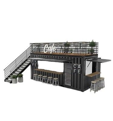 Modern Flat Pack Container Prefab House For Luxary Living In Modern Style