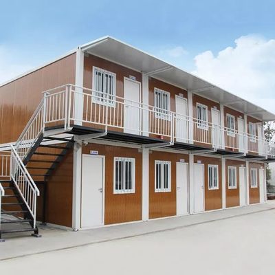 Fast Assembly Portable Living Homes with Steel Sandwich Panel and PVC Sliding Window