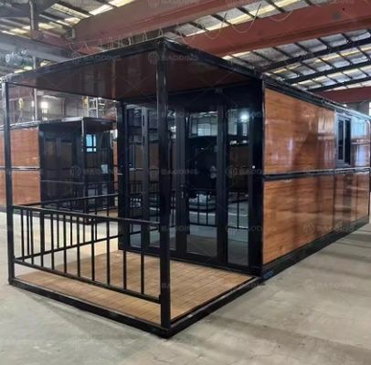 Fast Install Customized Tiny Folding Pack Container House with Modern Simple Style