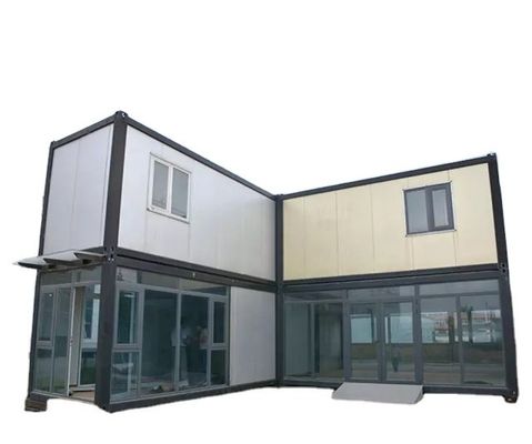 Fast Assembly Portable Living Homes with Steel Sandwich Panel and PVC Sliding Window