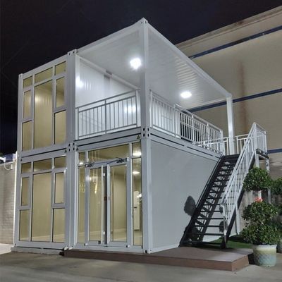 Steel Sandwich Panel Office Container Restaurant with Kitchen and 18mm MGO Board Floor