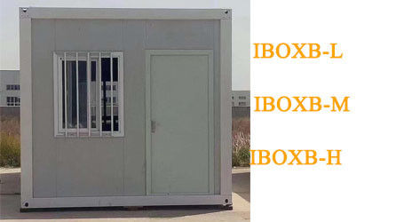 Booth Steel Warehouse Container Tiny Home with PVC Sliding Window in Portable Design
