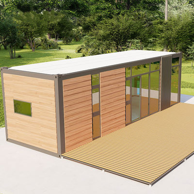 Booth Steel Warehouse Container Tiny Home with PVC Sliding Window in Portable Design