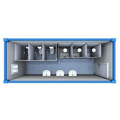 Modern Design Style 20FT/40FT Flat Pack Container House for Modular Mobile Toilet