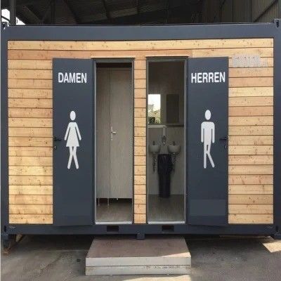 Modern Design Style 20FT/40FT Flat Pack Container House for Modular Mobile Toilet