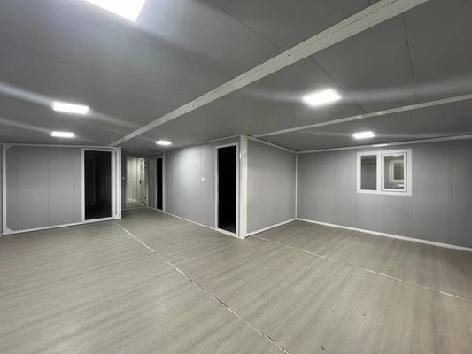 Hotel Expandable Flat Container House With PVC Sliding Window 20ft 30ft 40ft